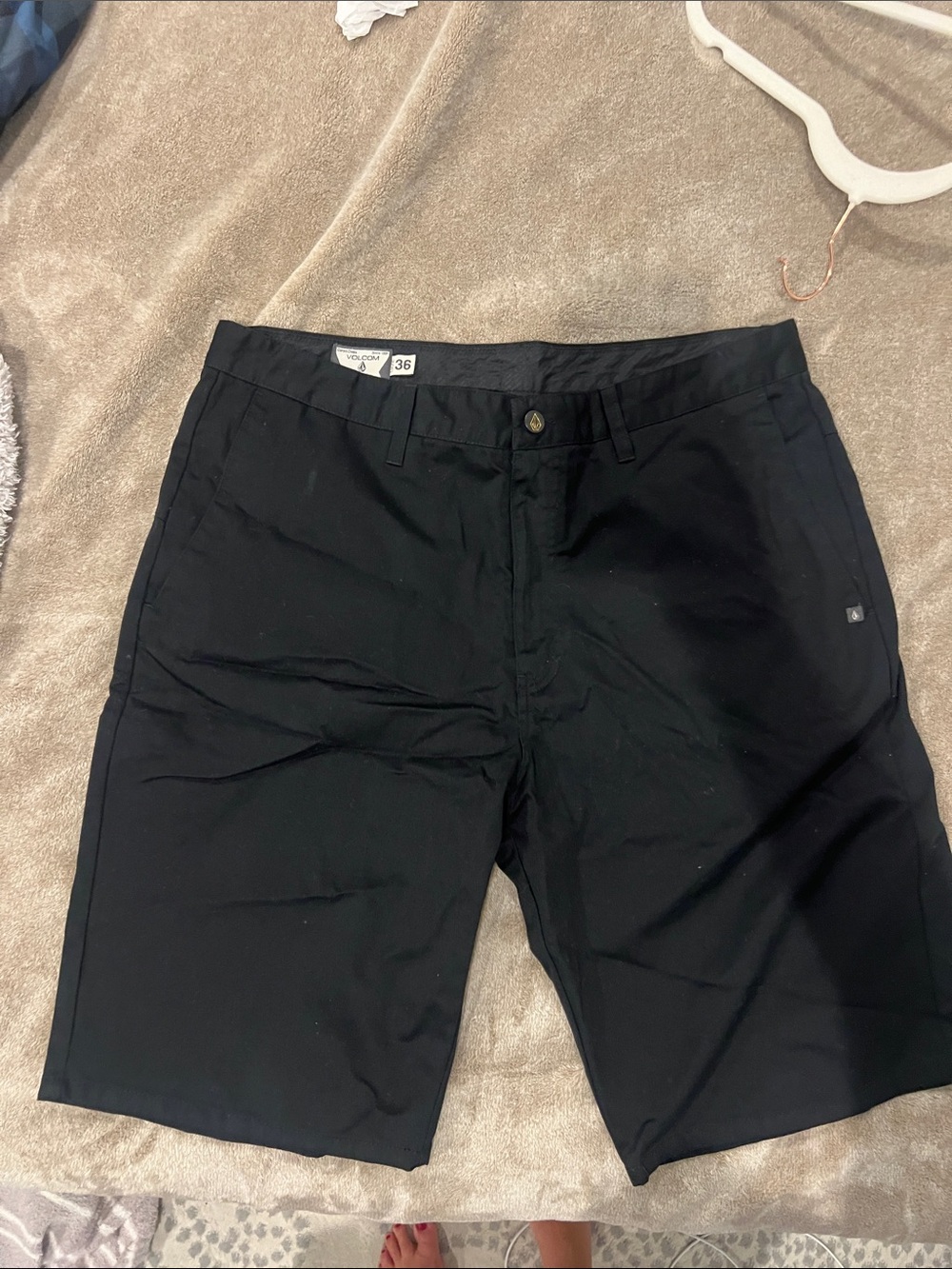 Men's Black Volcom Shorts